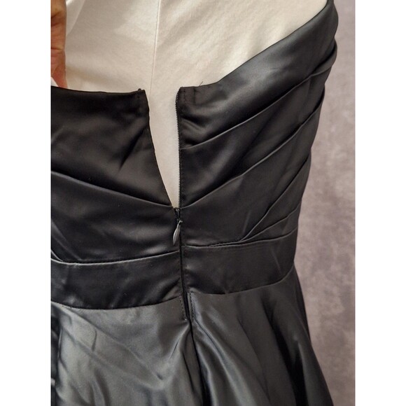 NEW Ryu One Shoulder Cocktail Dress Sz L Puff Sleeve A-Line Fairy Party Holiday - Picture 14 of 14